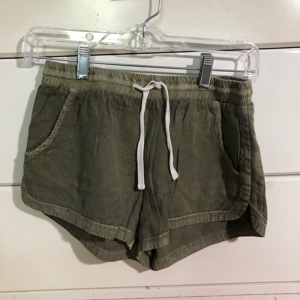 Green billabong shorts